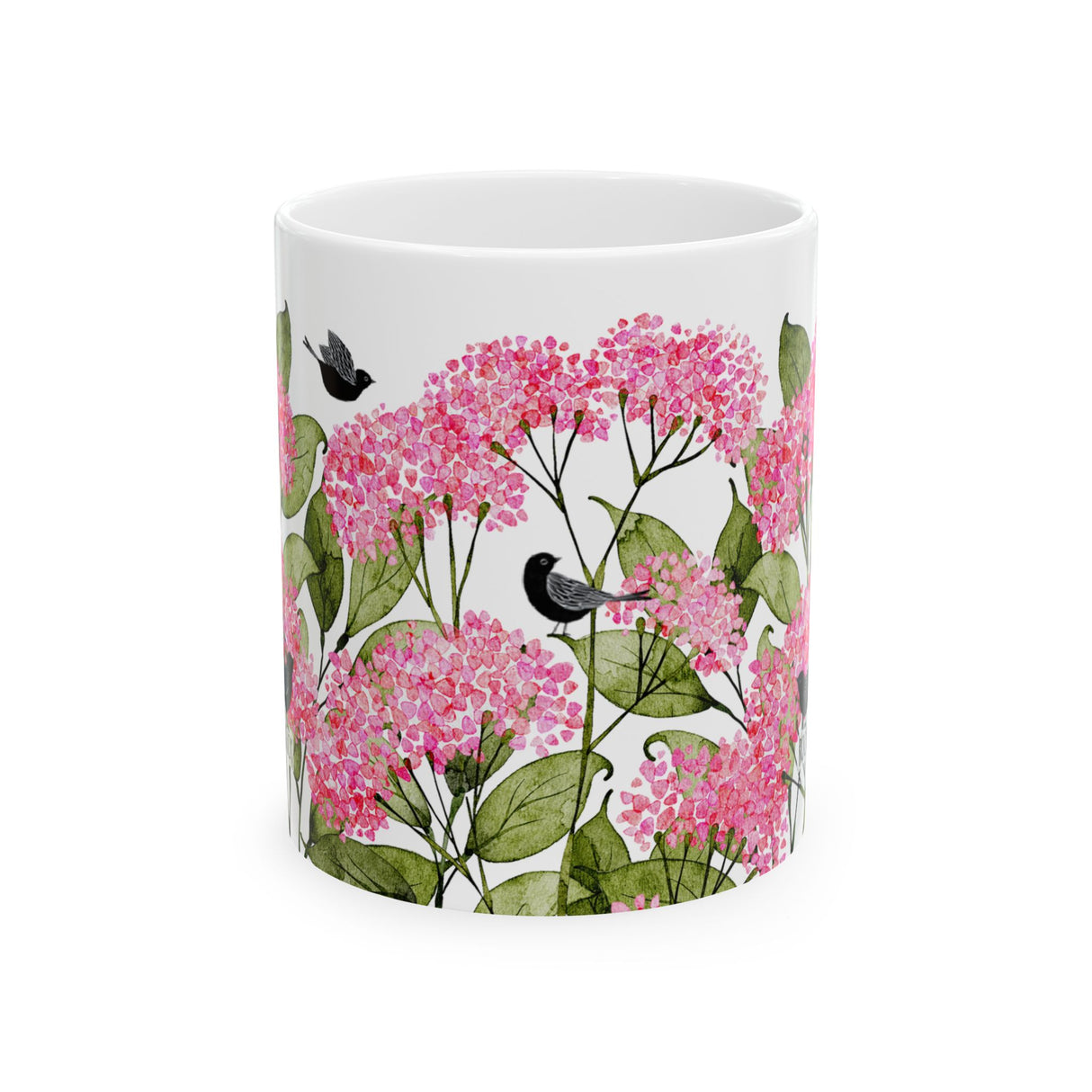 “Rooted in Joy” (11oz Ceramic) Inspirational Watercolor Mug