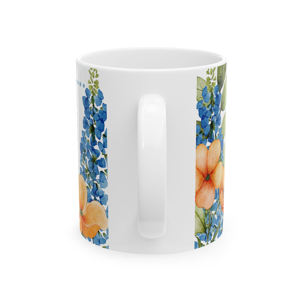 Go Forth and Do the Things” Floral Bird Mug – 11oz
