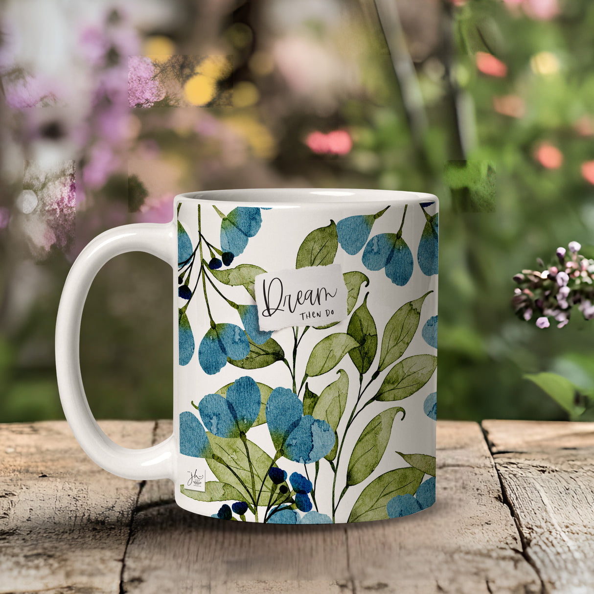 “Dream, Then Do” Mug – 11oz Inspirational Ceramic Coffee Mug