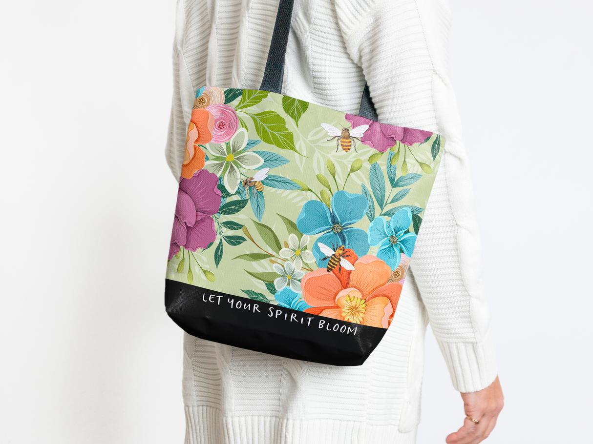 Let Your Spirit Bloom Tote Bag
