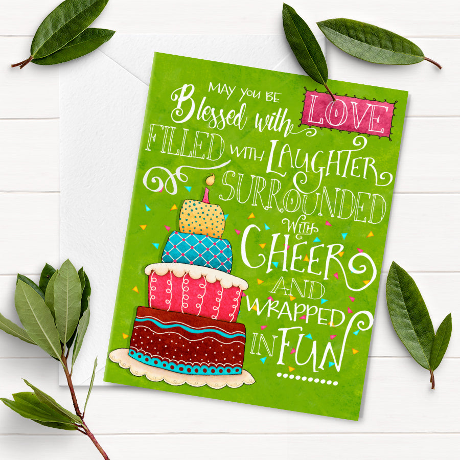 Blessed With Love BIRTHDAY Greeting Card