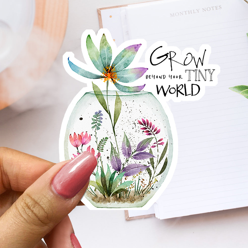 GROW Sticker, 3x3