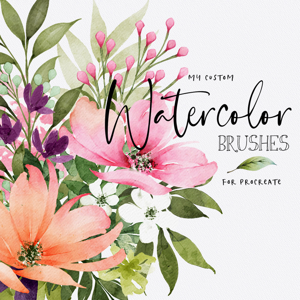 Watercolor Brushes for Procreate
