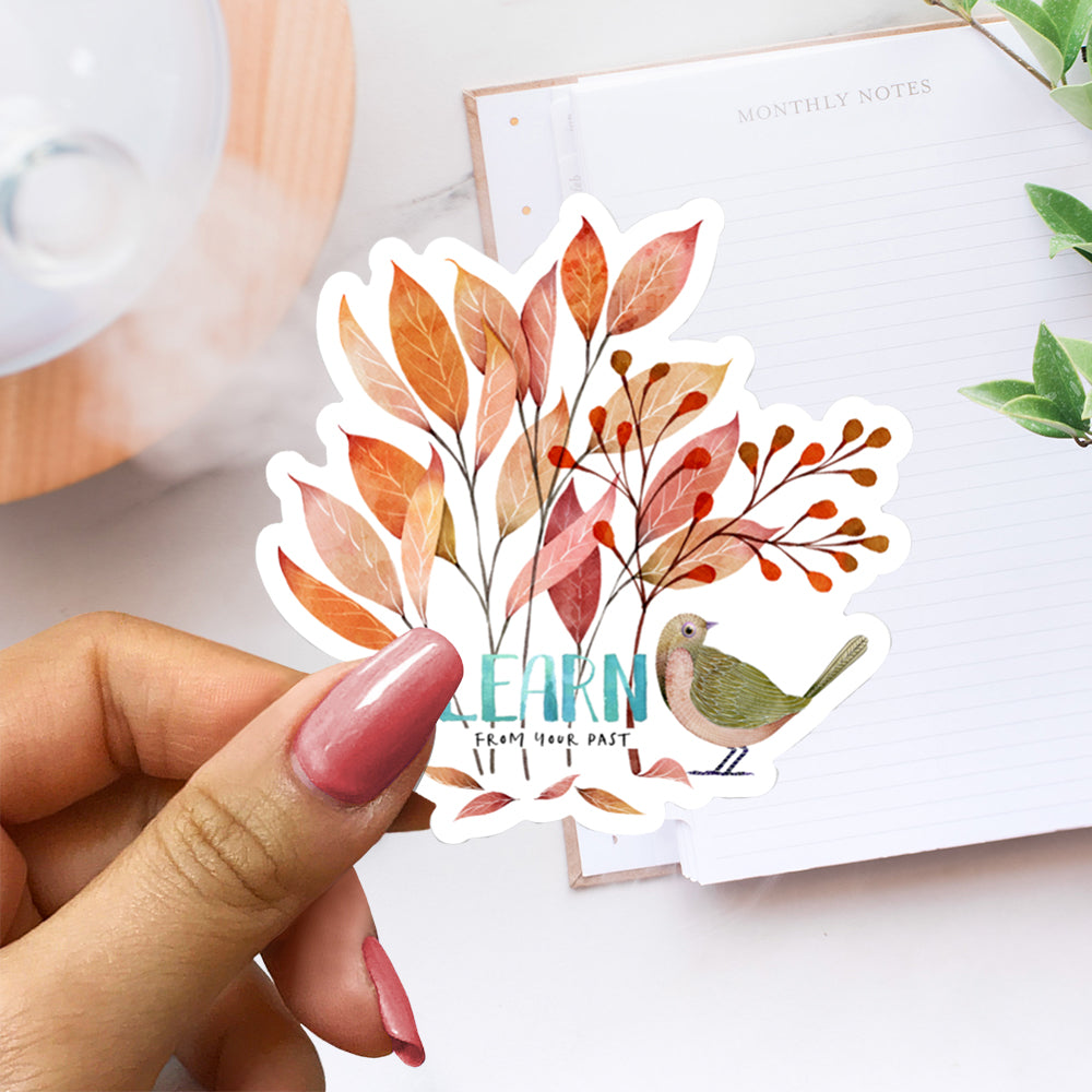 Learn From Your Past Sticker, 3x3