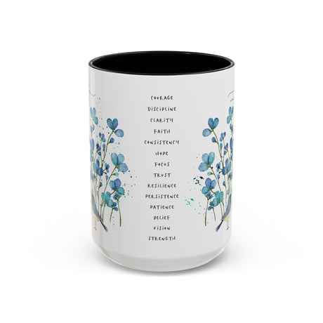 Start Where You Are Coffee Mug | Faith, Hope & Encouragement Gift with Birds and Flowers