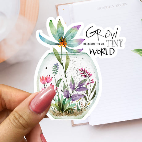 GROW Sticker, 3x3