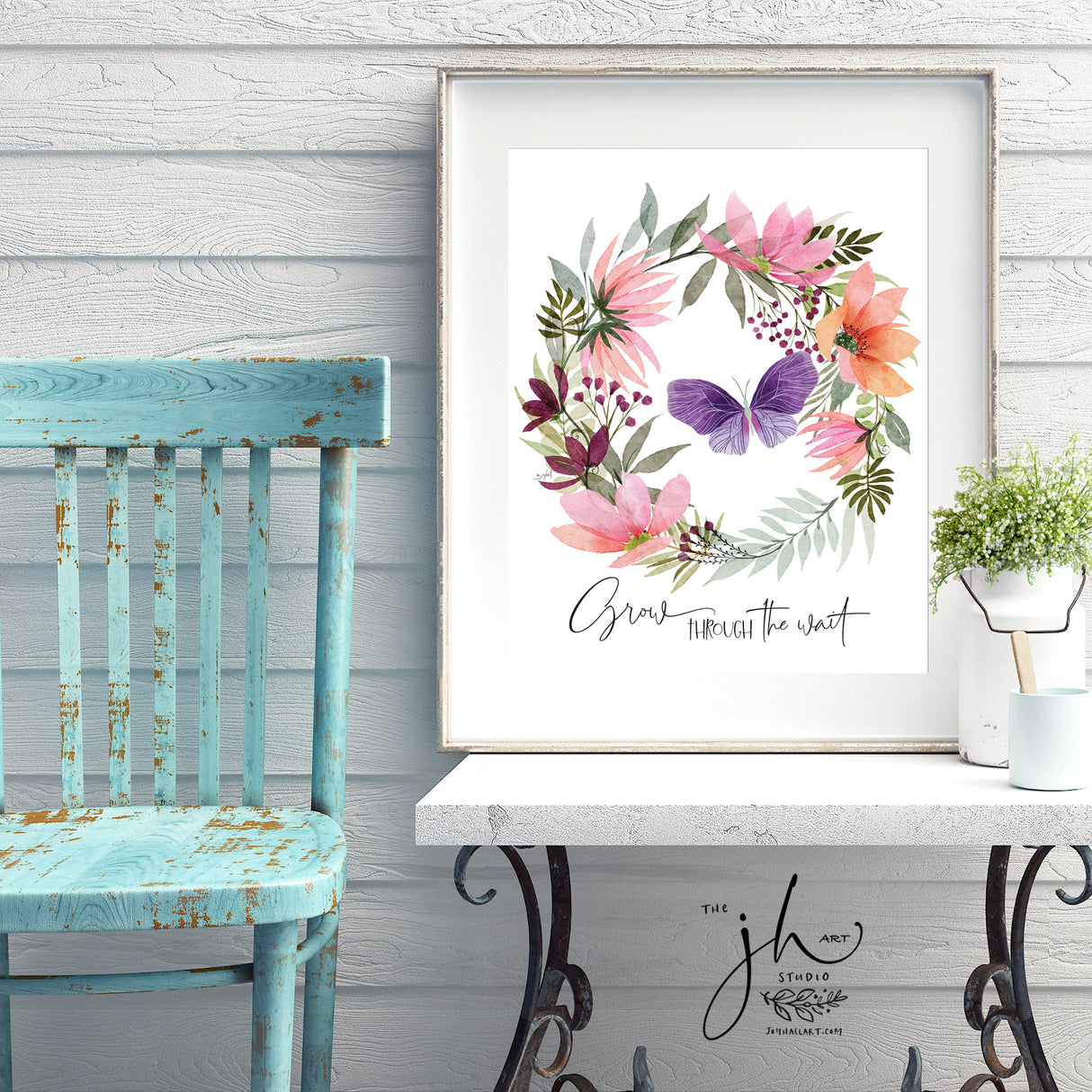 Grow Floral Print
