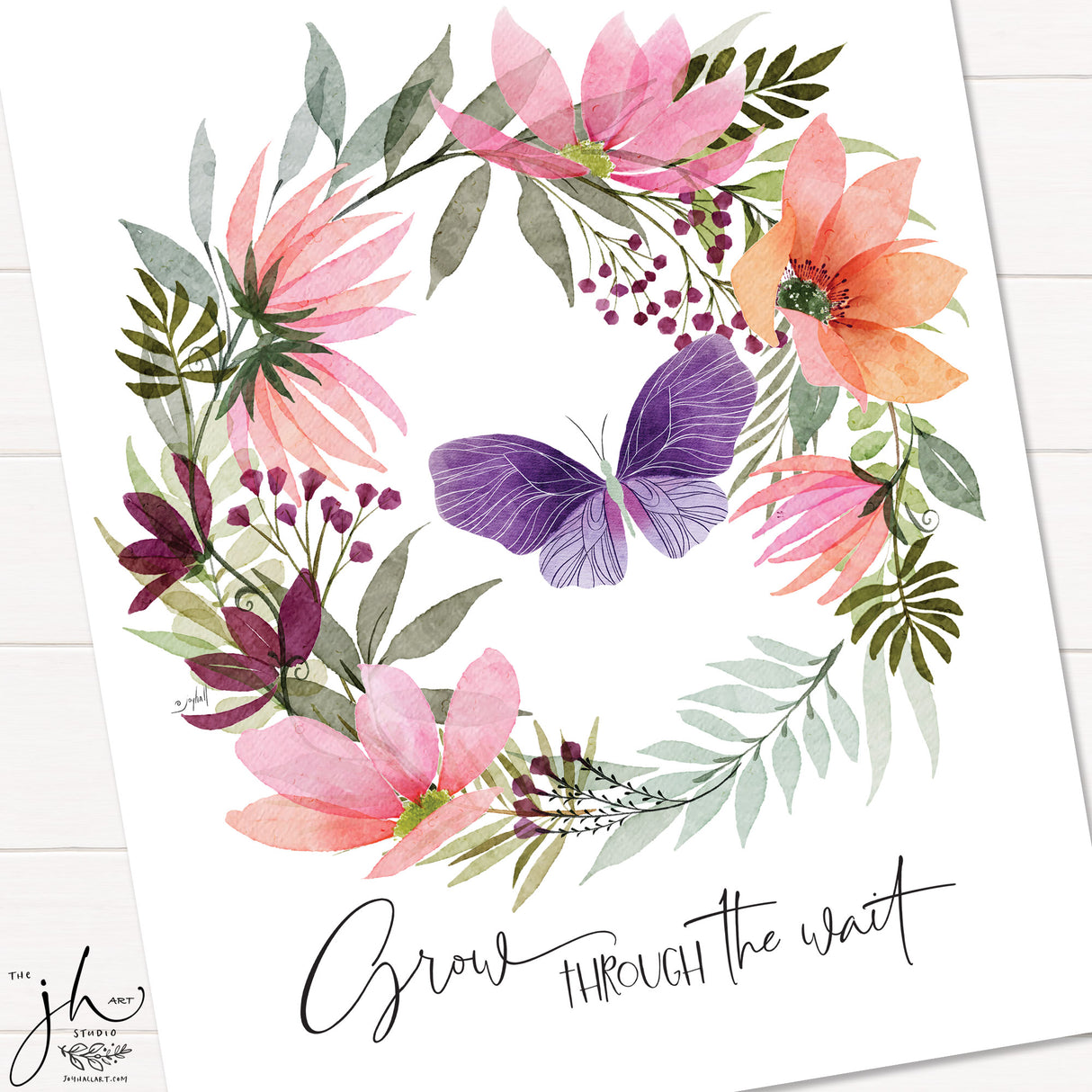 Grow Floral Print