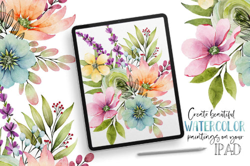 Watercolor Brushes for Procreate