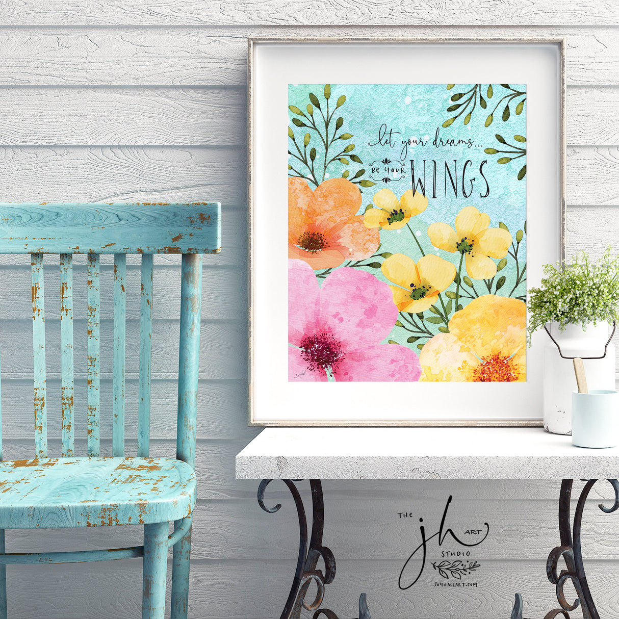 Let Your Dreams Be Your Wings Art Print