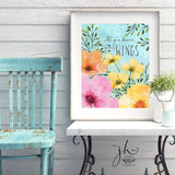 Let Your Dreams Be Your Wings Art Print