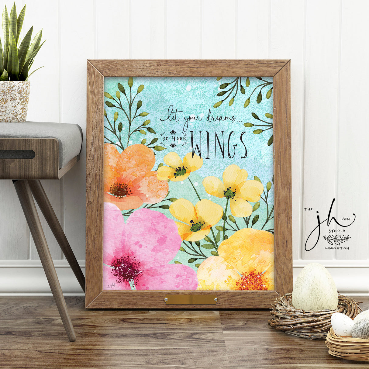 Let Your Dreams Be Your Wings Art Print